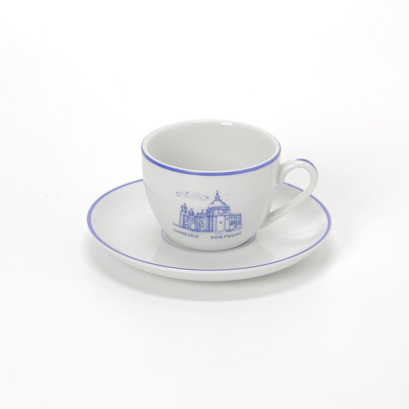 Chávena de chá com pires com Santuário do Sameiro 120ml