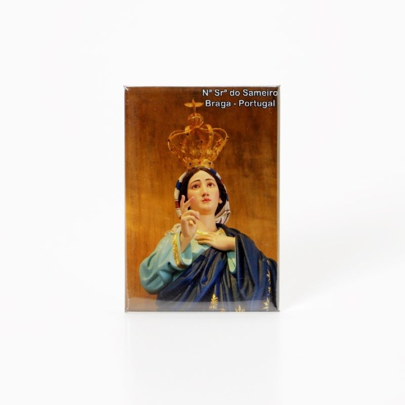 Íman com a imagem da Nossa Senhora do Sameiro