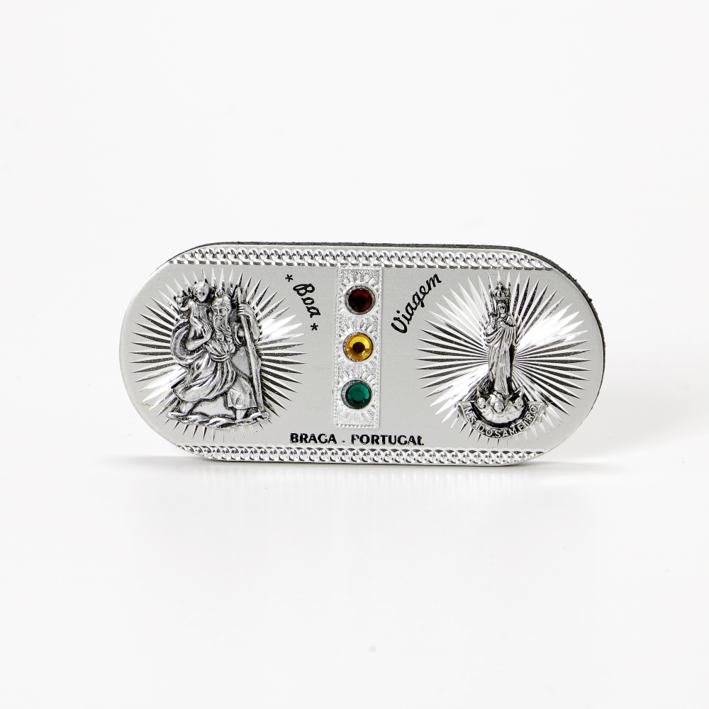 011-003-512-IM19-S-Íman-oval-prateado-com-imagem-da-Senhora-do-Sameiro_Santuario-do-Sameiro-Braga-Portugal