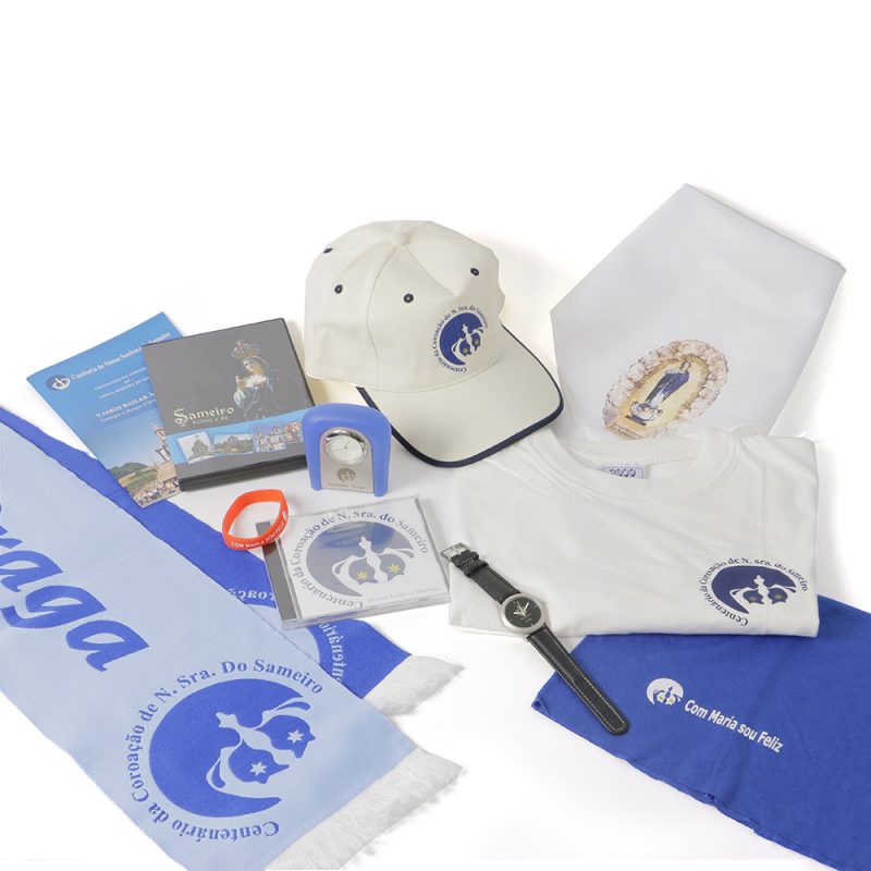 Kit de recordações com 11 peças do Sameiro