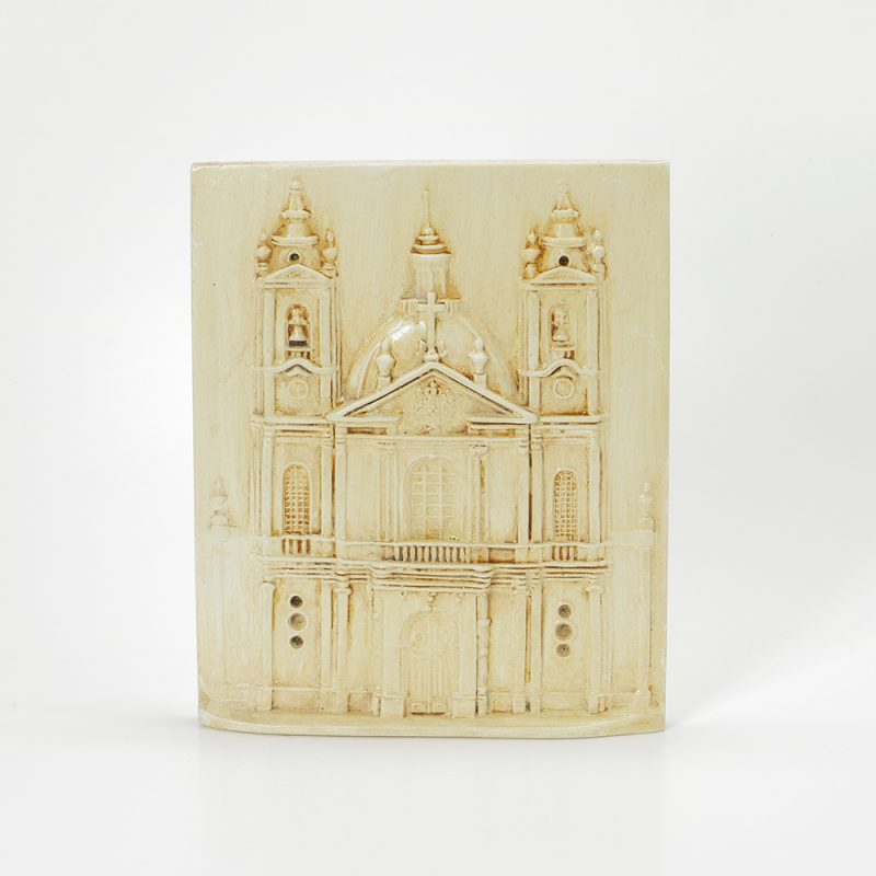 Fachada do Santuário do Sameiro em cerâmica, 27cm