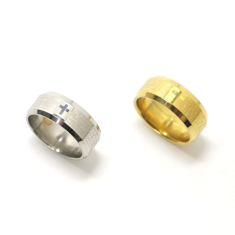 Alianças com Avé Maria e Pai Nosso com beira