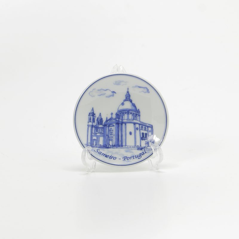 Prato com a Basílica do Sameiro com íman 6cm