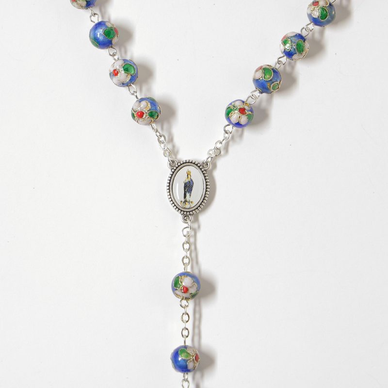 009-011-504-5056- Terço-cristal azul- cloissone- 61cm-Santuario-do-Sameiro-Braga-Portugal.cortadogrand.j