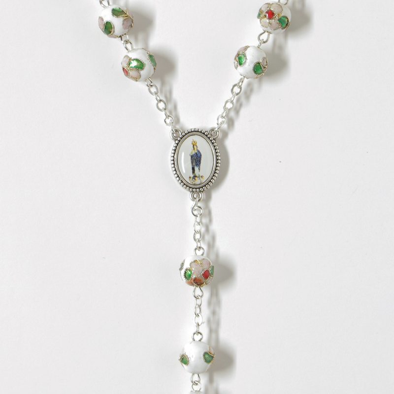 009-011-504-5056- Terço-cristal branco- cloissone- 61cm-Santuario-do-Sameiro-Braga-Portugal.cortadopequeno