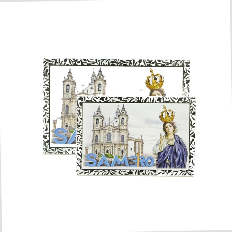 Placa com Nossa Senhora do Sameiro