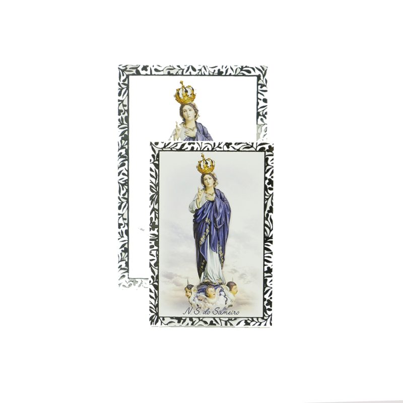 Placa com Nossa Senhora do Sameiro