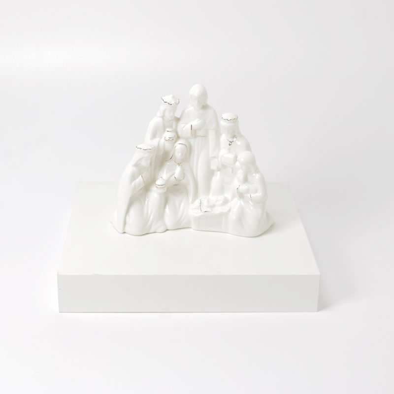 Sagrada família em loiça